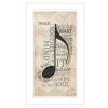 "Music" by Marla Rae, Ready to Hang Framed Print, White Frame