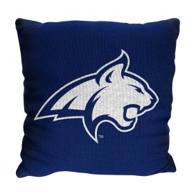 Montana State OFFICIAL NCAA "Invert" Woven Pillow; 20" x 20"