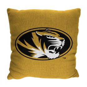 Missouri OFFICIAL NCAA "Invert" Woven Pillow; 20" x 20"