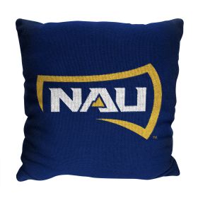 Northern Arizona OFFICIAL NCAA "Invert" Woven Pillow; 20" x 20"