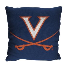 Virginia OFFICIAL NCAA "Invert" Woven Pillow; 20" x 20"