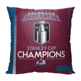 NHL 2022 Stanley Cup Champions Avalanche 695 Pillow