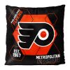 Flyers OFFICIAL NHL "Connector" Double Sided Velvet Pillow; 16" x 16"