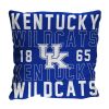 Kentucky OFFICIAL NCAA "Stacked" Woven Pillow; 20" x 20"