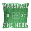 Marshall OFFICIAL NCAA "Stacked" Woven Pillow; 20" x 20"