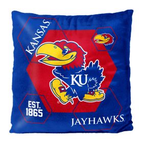 Kansas OFFICIAL NHL "Connector" Double Sided Velvet Pillow; 16" x 16"