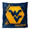 West Virginia OFFICIAL NHL "Connector" Double Sided Velvet Pillow; 16" x 16"