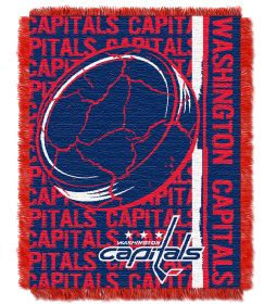 Capitals OFFICIAL National Hockey League; "Double Play" 46"x 60" Triple Woven Jacquard Throw by The Northwest Company