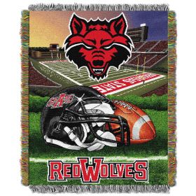 Arkansas State OFFICIAL Collegiate "Home Field Advantage" Woven Tapestry Throw