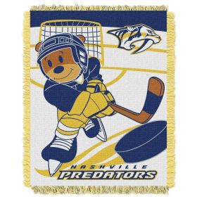 Predators OFFICIAL National Hockey League; "Score Baby" Baby 36"x 46" Triple Woven Jacquard Throw by The Northwest Company