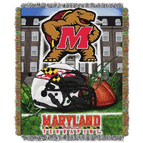 Maryland OFFICIAL Collegiate "Home Field Advantage" Woven Tapestry Throw