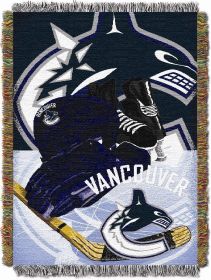 Canucks OFFICIAL National Hockey League; "Home Ice Advantage" 48"x 60" Woven Tapestry Throw by The Northwest Company