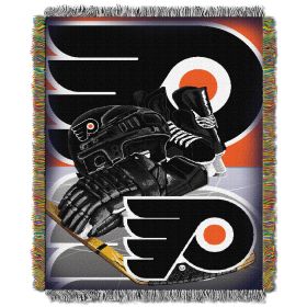 Flyers OFFICIAL National Hockey League; "Home Ice Advantage" 48"x 60" Woven Tapestry Throw by The Northwest Company