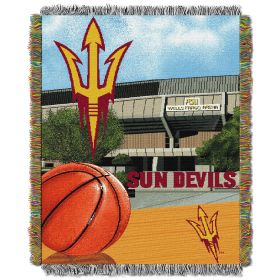 Arizona State OFFICIAL Collegiate "Home Field Advantage" Woven Tapestry Throw