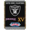 NFL 051 Raiders Commemorative Series 3x Champs Tapestry