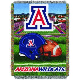 Arizona OFFICIAL Collegiate "Home Field Advantage" Woven Tapestry Throw