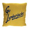 Northern Arizona OFFICIAL NCAA "Invert" Woven Pillow; 20" x 20"