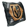 Golden Knights OFFICIAL NHL "Connector" Double Sided Velvet Pillow; 16" x 16"