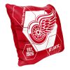 Red Wings OFFICIAL NHL "Connector" Double Sided Velvet Pillow; 16" x 16"