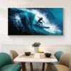 Hand Painted Oil Painting Large Original Surf Sports Oil Painting On Canvas Abstract Seascape Canvas Wall Art Custom Painting Ocean Art Living Room Su