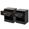 2pcs Night Stands with Drawer XH